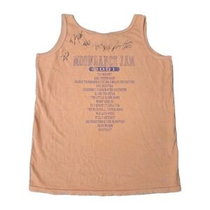 Signed REO Speedwagon Autographed Signed Concert Shirt Size L Moondance Jam